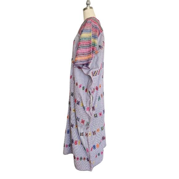 Pippa Holt Kaftan No.66 Limited Edition Purple Cotton Embroidered - Picture 5 of 9